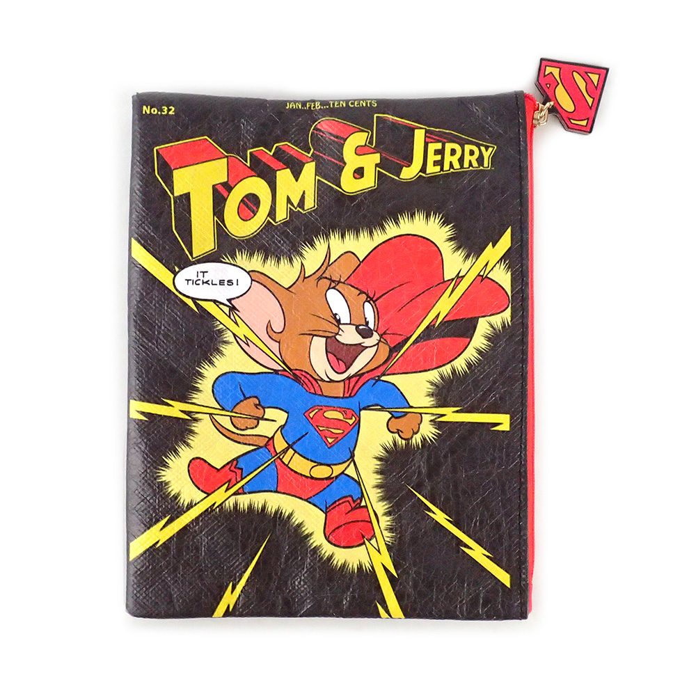 TOM and JERRY×DCコミックス×Flapper コミックモチーフポーチ - TOM AND JERRY Official Online  Store