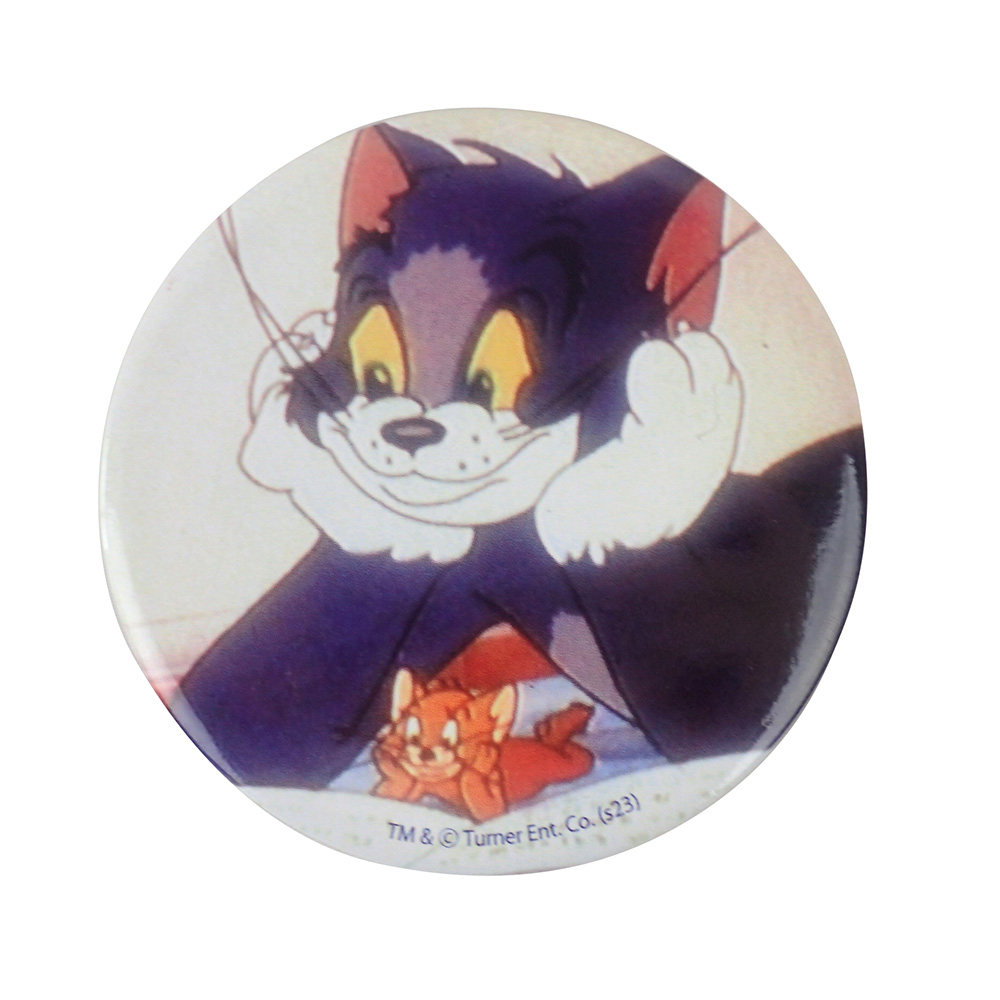TOM and JERRY×Flapper フィルムアート缶バッチミラー - TOM AND JERRY 