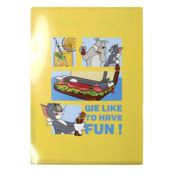 トムとジェリー ポケット付きクリアファイル/EAT,EAT,EAT - TOM AND JERRY Official Online Store