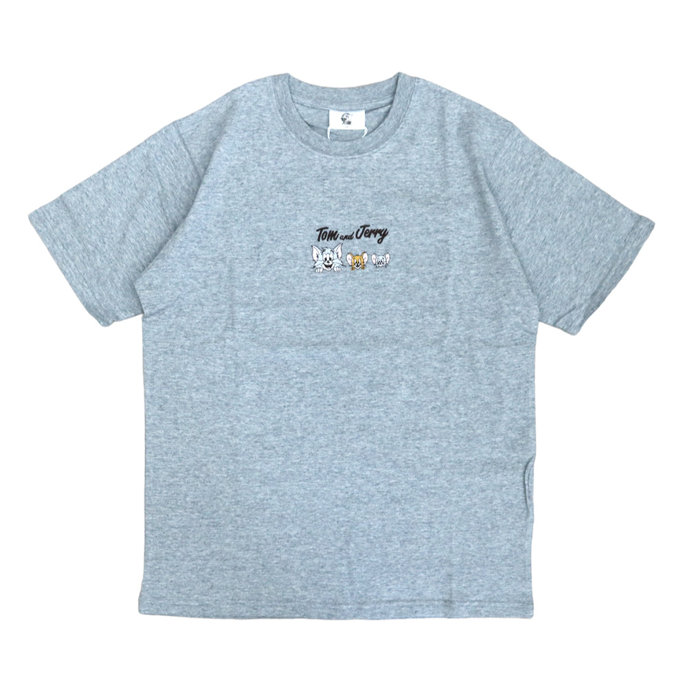 トムとジェリー クルーネック半袖Tシャツ（メンズ） - TOM AND JERRY