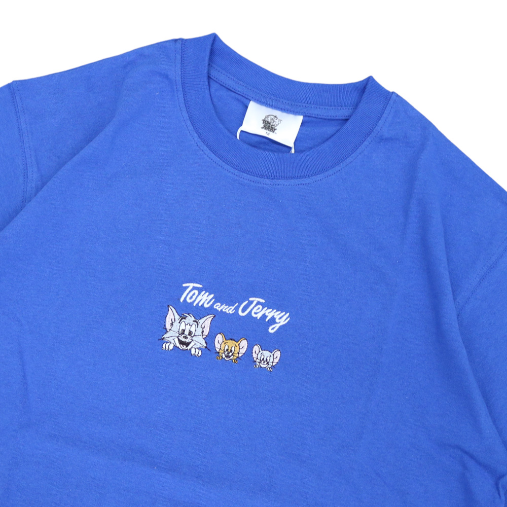 トムとジェリー クルーネック半袖Tシャツ（メンズ） - TOM AND JERRY