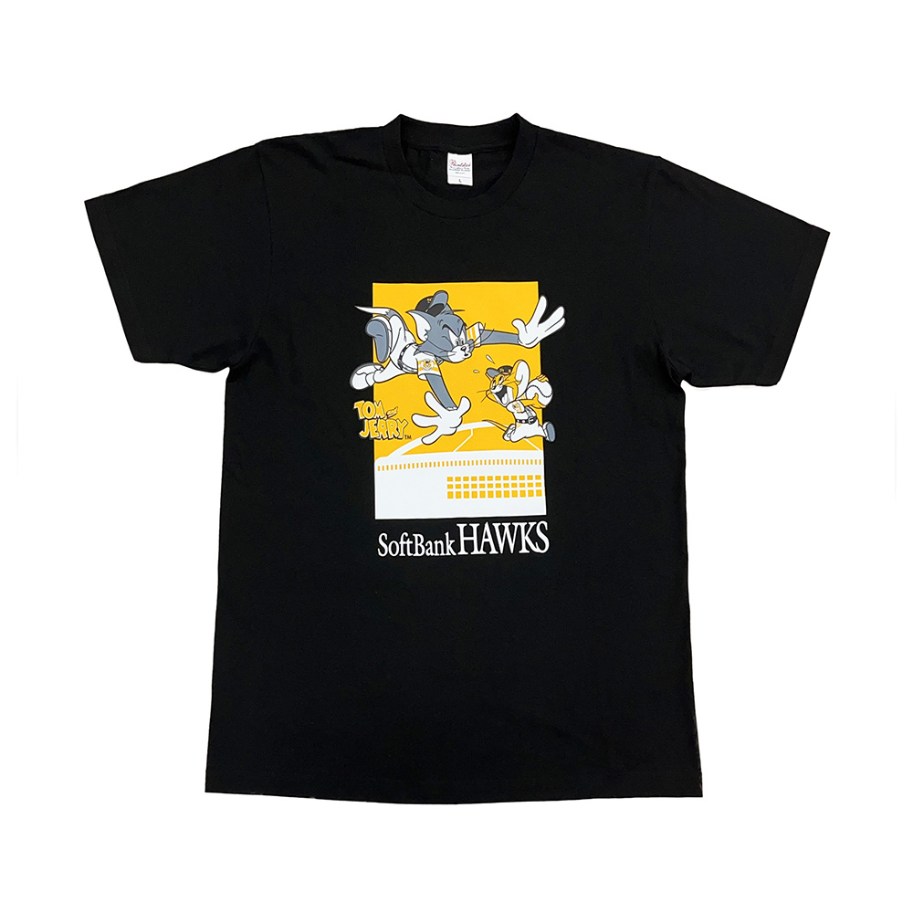 TOM and JERRYｘHAWKS Ｔシャツ/黒 - TOM AND JERRY Official Online Store