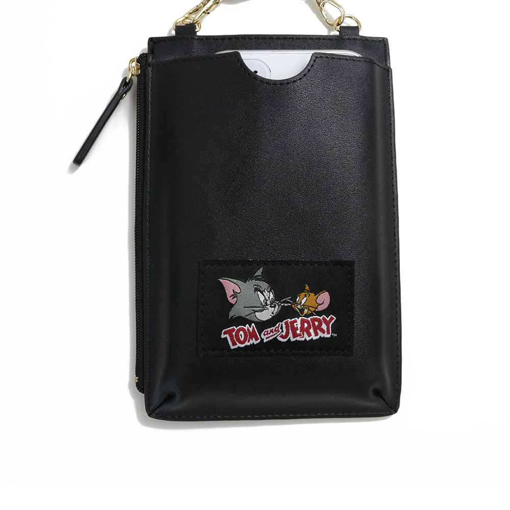 TOMandJERRY/ラベルスマホショルダー - TOM AND JERRY Official Online Store